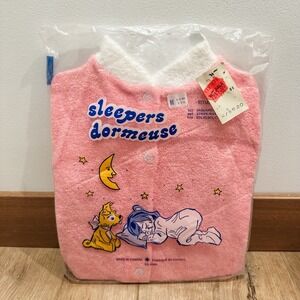 Vintage NOS Woolworth Pink Infant Sleeper‎ 6-12 Mos Canada